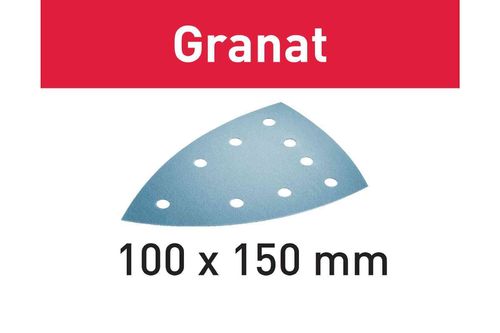 Hoja de lijar Granat STF DELTA/9 P80 GR/50